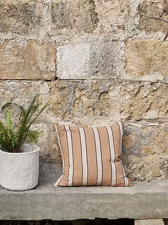 FERM LIVING | Brown-Cotton-Kissen Stripe | 